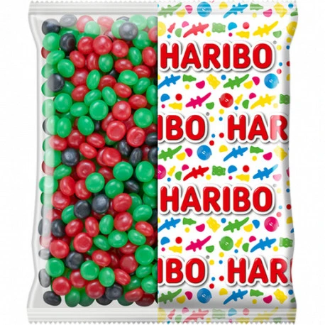 Haribo Bonbon Gélifié Tubo Haribo Fraizibus Boîte de 300 Pièces 1.23 kg -  Lot de 2 : : Epicerie