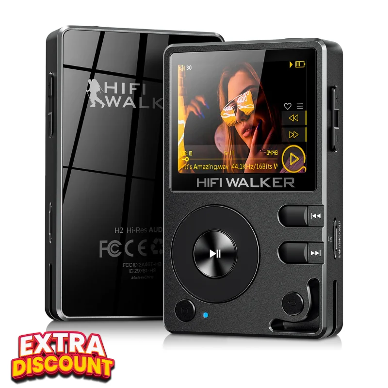 Hifi Walker H2 Hi-Res MP3 Music Player Bluetooth with 64GB