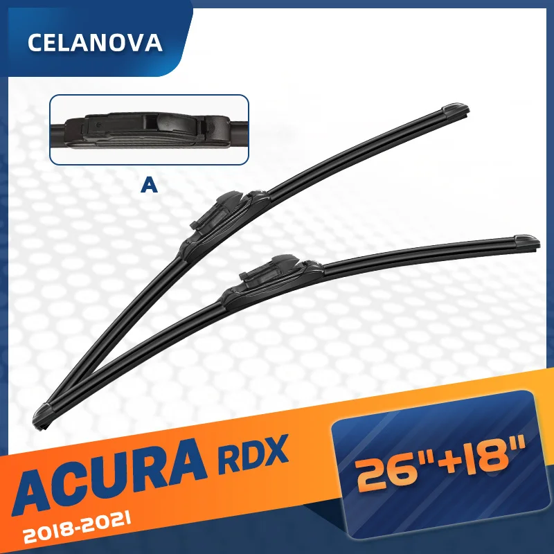 Windshield Wiper Blade For ACURA RDX 2018 2021 26"+18" Frameless