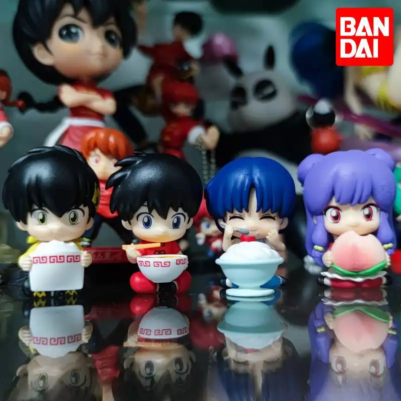 

Bandai Ranma Nibun-no-Ichi Anime Figure Gashapon Original Ryoga Cute Desktop Decoration Kids Toys Collectible Birthday Gift