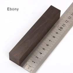 Wood Pen Blanks for DIY Woodworking Projects, 120x20x20mm (Ebony)