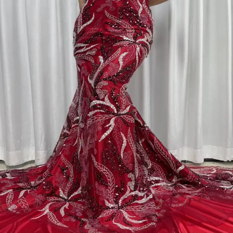 

Фатиновая ткань с бусинами, сетчатая ткань для больших случайных торжеств TS2650