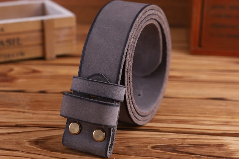 belt leather without gold smooth buckle for mens belts luxury cowboys camel brown match famous brand buckle 3.8 cm high quality
