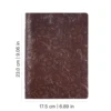 Genuine Leather A5 Binder Notebook and Journals with 6 Rings Refillable Vintage Planner Organiser for School Office Writing 2