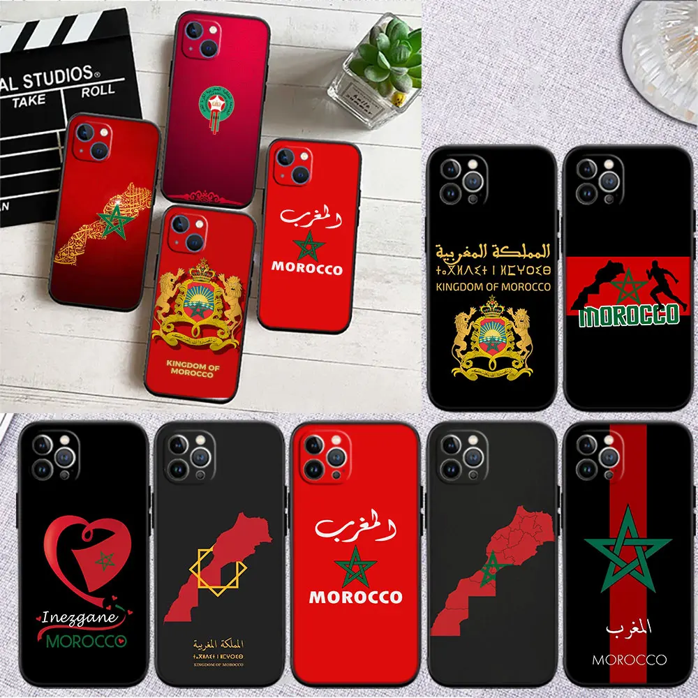 Premium Moroccan Flag Design Phone Case - High-End Protection & Style