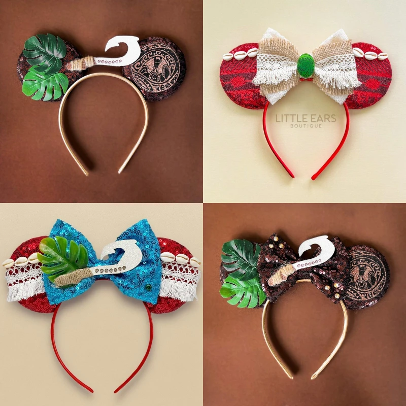 Serre-têtes Oreilles Disney Moana - Accessoires Artisanaux