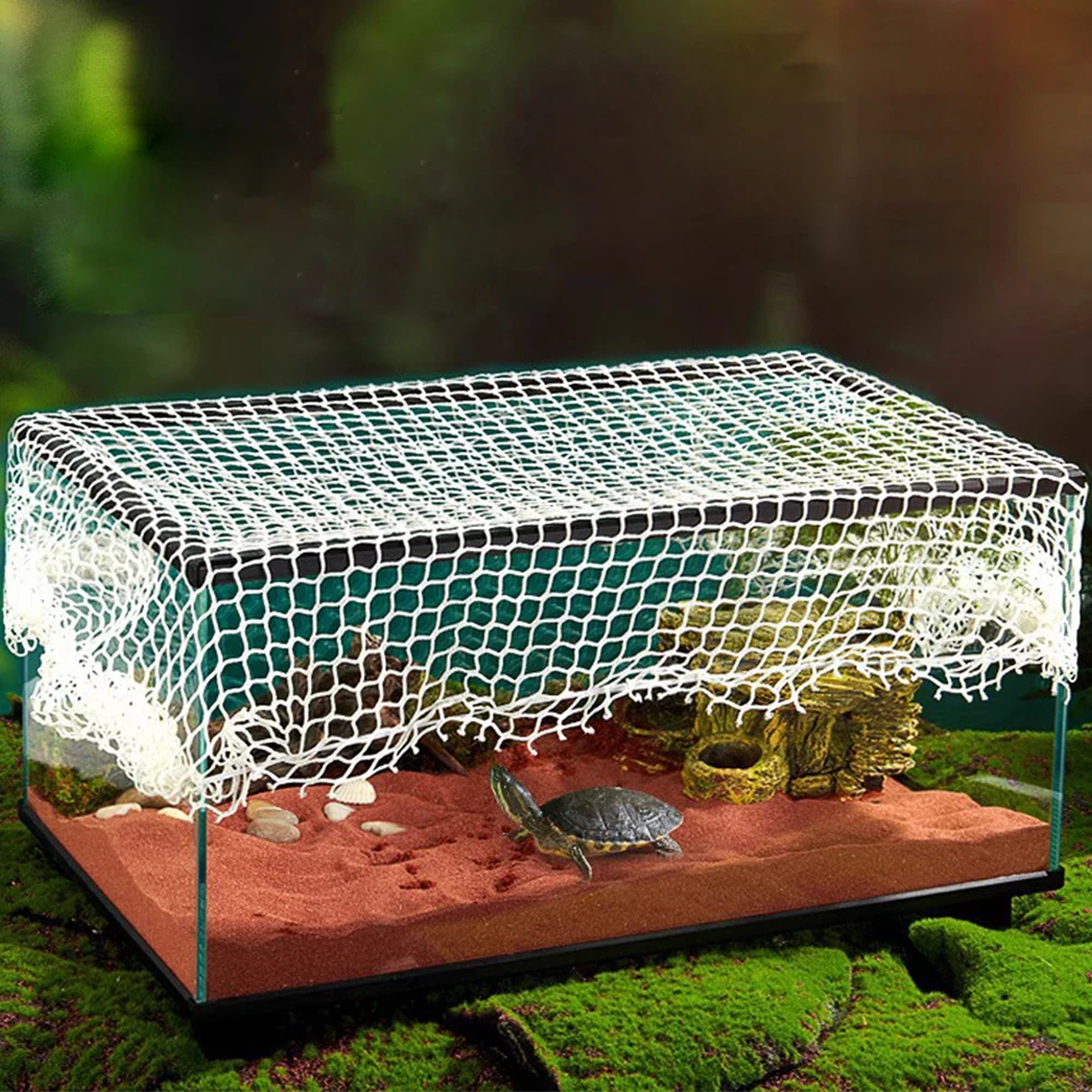 

Fish Tank Mesh Net Screen Cover Replacement Strong Elasticity Telescopic Buckle Clear Mesh For Anti Fish Shrimp Jumping