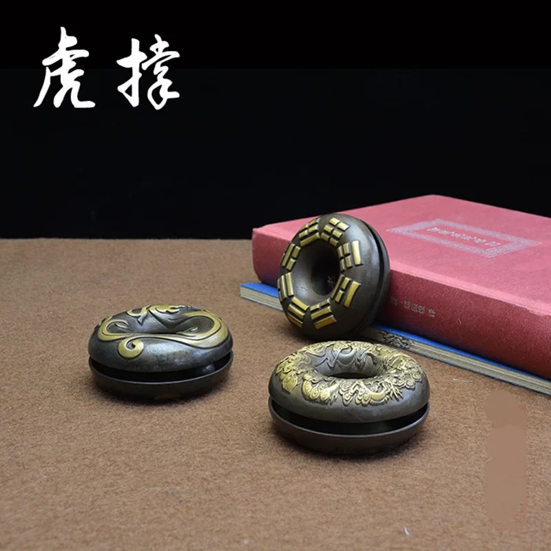 

Медный тигровый медицинский позвоночник, колокольчик в народном стиле, доктор, средняя школа, латунный медицинский колокольчик, тигровая вилка, Play коллекция