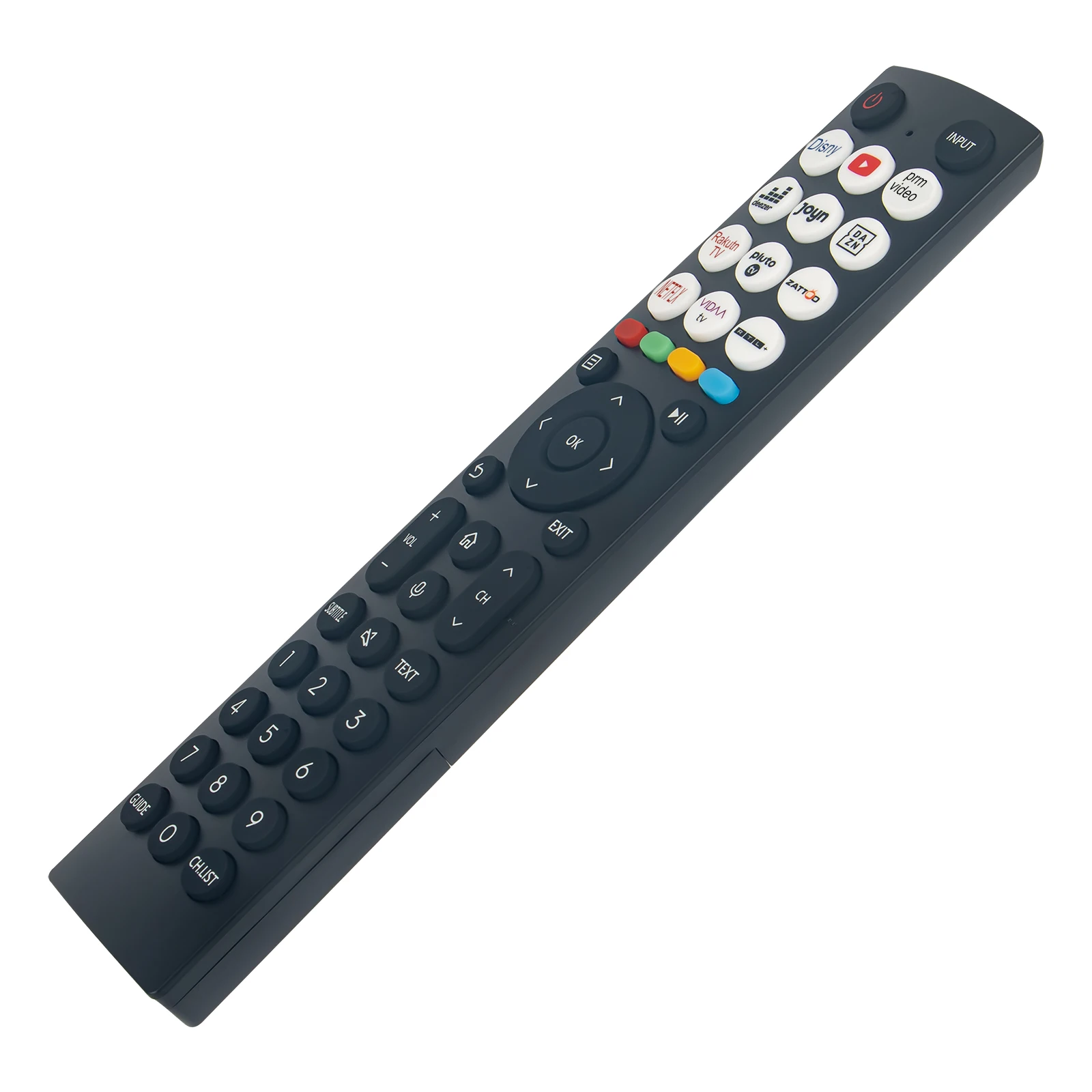 ERF2M36-0011 음성 교체 리모컨, Hisense TV 43E7KQ 50E7KQ 55E7KQ 65E7KQ 75E7KQ 에 적합, 신제품