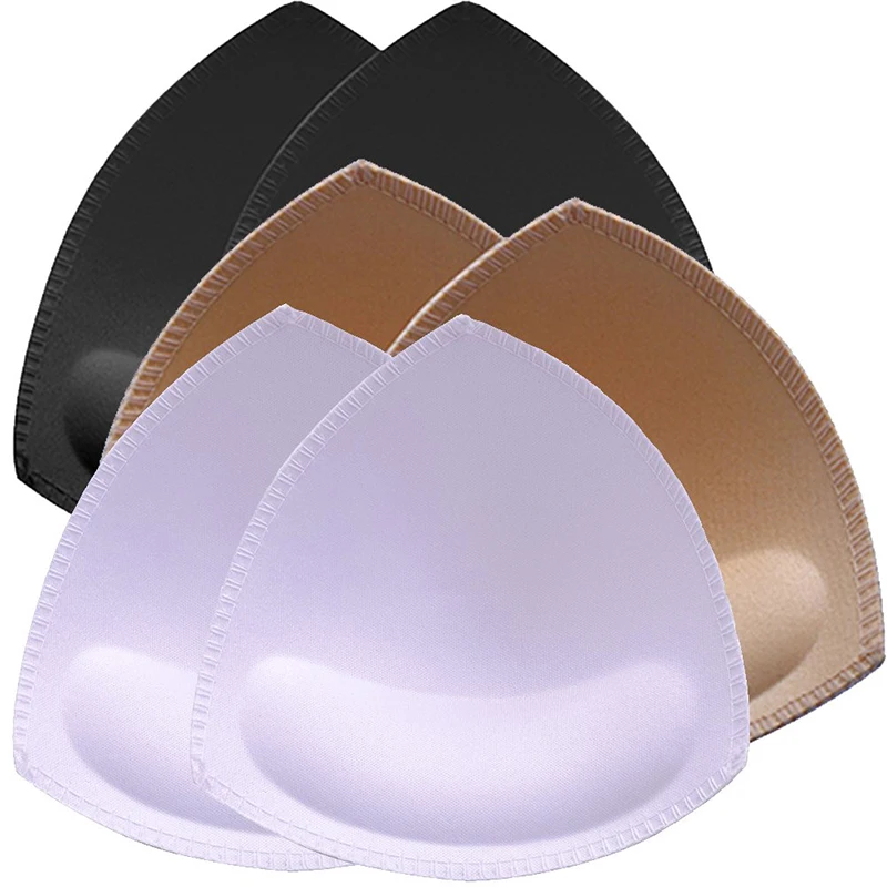 Women's Comfy Push-up Bra Pads Inserts, Sport Cups, Bra Insert Pads for Sports, Swimsuit, Bikini, Swimsuit, 3 Pairs