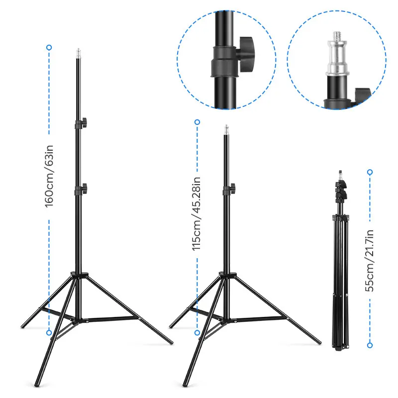 흰색 우산 사진 조명 키트 85w 조도 조절 전구 2m 스탠드 소프트 라이트 연속 반사판, 사진 스튜디오 키트용