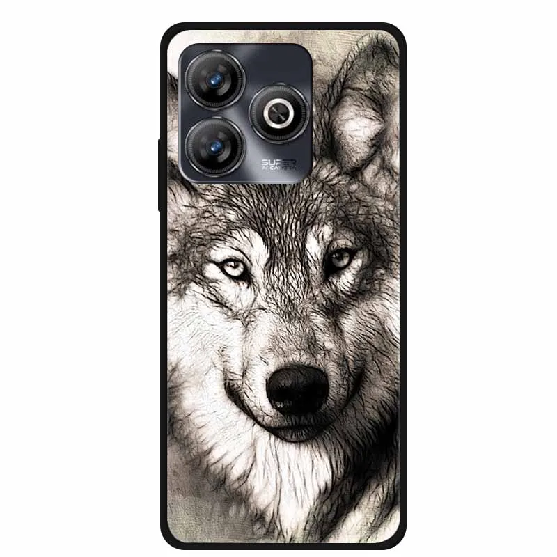 Luxury Black Silicone Soft Phone Case - Protective Back Cover Shell