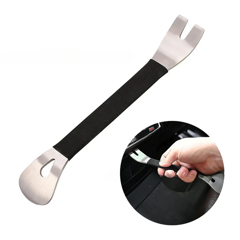 

Car Trim Removal Tool Stainless Steel Durable Two-end Trim Removal Level Pry Tools Door Panel Audio Terminal Dismantling Device