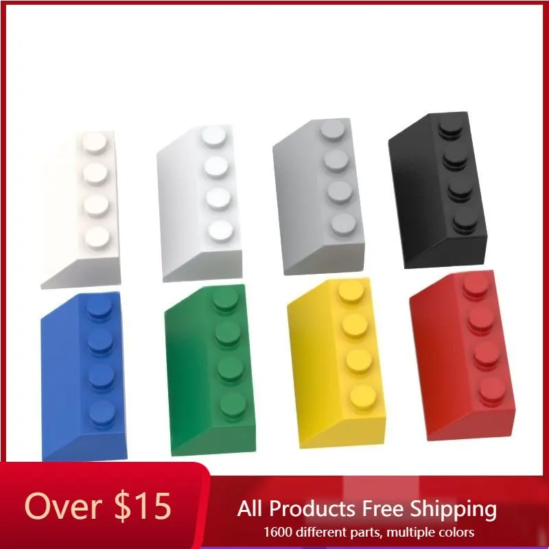 

10PCS MOC Bricks 3037 2x445 Degree Inclined Brick Creative High-tech Building Block Model Kids Toy DIY Brick Parts Best Gifts