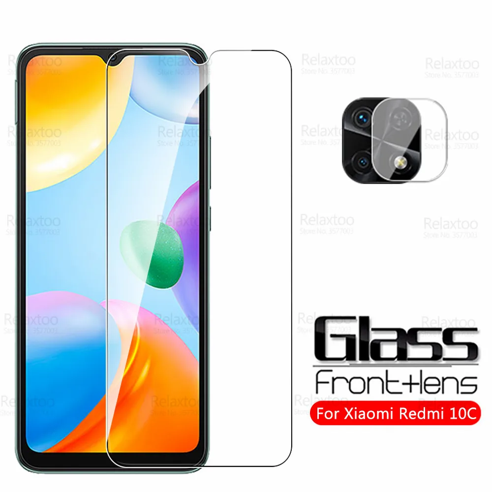 

For Xiaomi Redmi 10C Glass Camera Tempered Glass On Redmi10C Redme Redmy 10 C C10 6.71" Screen Protector Phone Protective Film