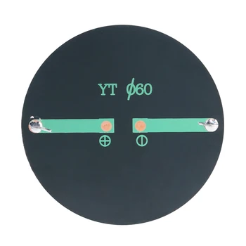 1/2Pcs Mini Solar Panel Power Battery Cell Charger Outdoor DIY Power Solar System Board Round Lamp Panel Charging 1