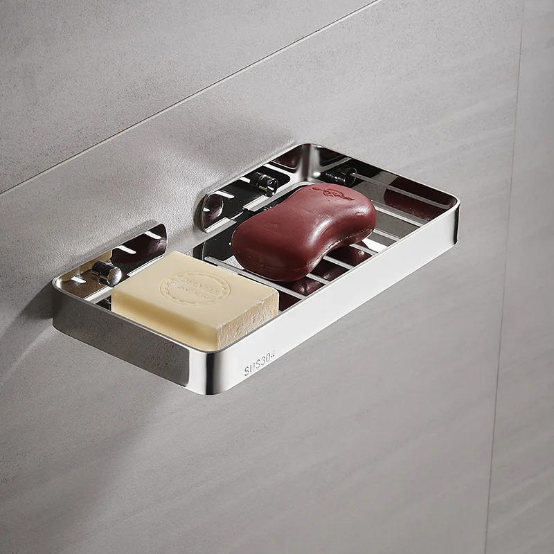 Stainless Steel Wall Mounted Soap Sponge Organizer - Image 9