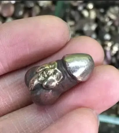 

Старая Коллекционная Сексуальная репродуктивная Бронзовая статуя Netsuke тибетские буддистские инструменты