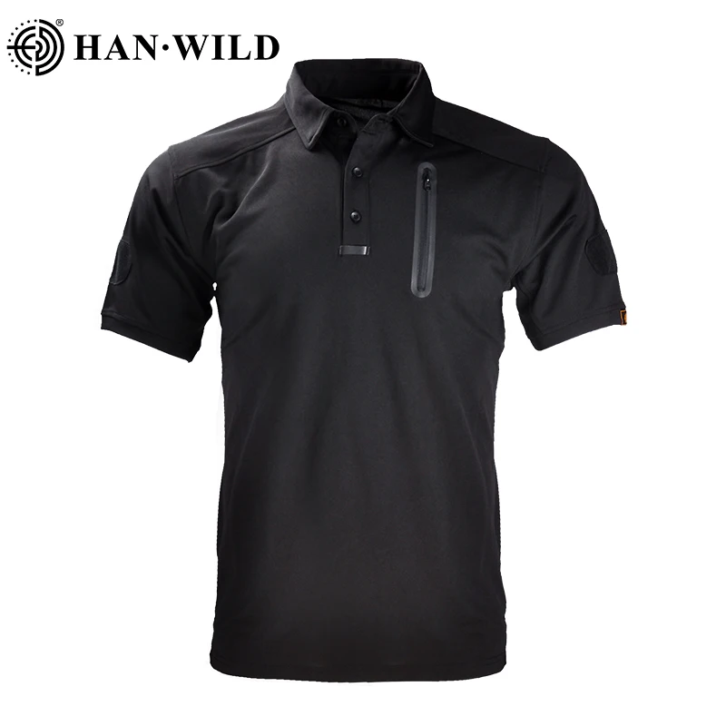 HAN WILD Combat T-Shirts Tactical Shirts Summer Outdoor Camo Shirt Men Camping Shirt Quick Dry Airsoft Hunt Clothes