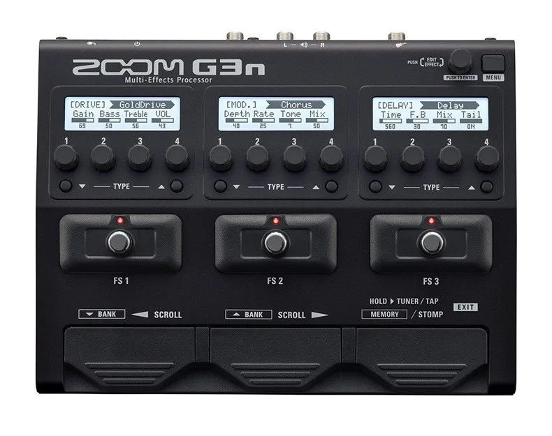 ZOOM G3XN G3N Electric Guitar Multi Effects Processor with 70