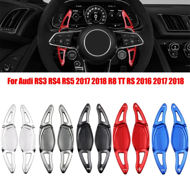 Shift paddle for Audi RS3 RS4 RS5 2017 2018 R8 TT RS 2016 2017 2018  Steering Wheel Paddle shift Car Shift Paddle shift extension - AliExpress
