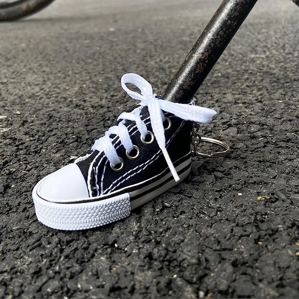 Motosiklet Kickstand ayakkabı Mini kanvas ayakkabılar tasarım motosiklet standı ped motosiklet ayak desteği bisiklet Tripod dekorasyon 4 renkler