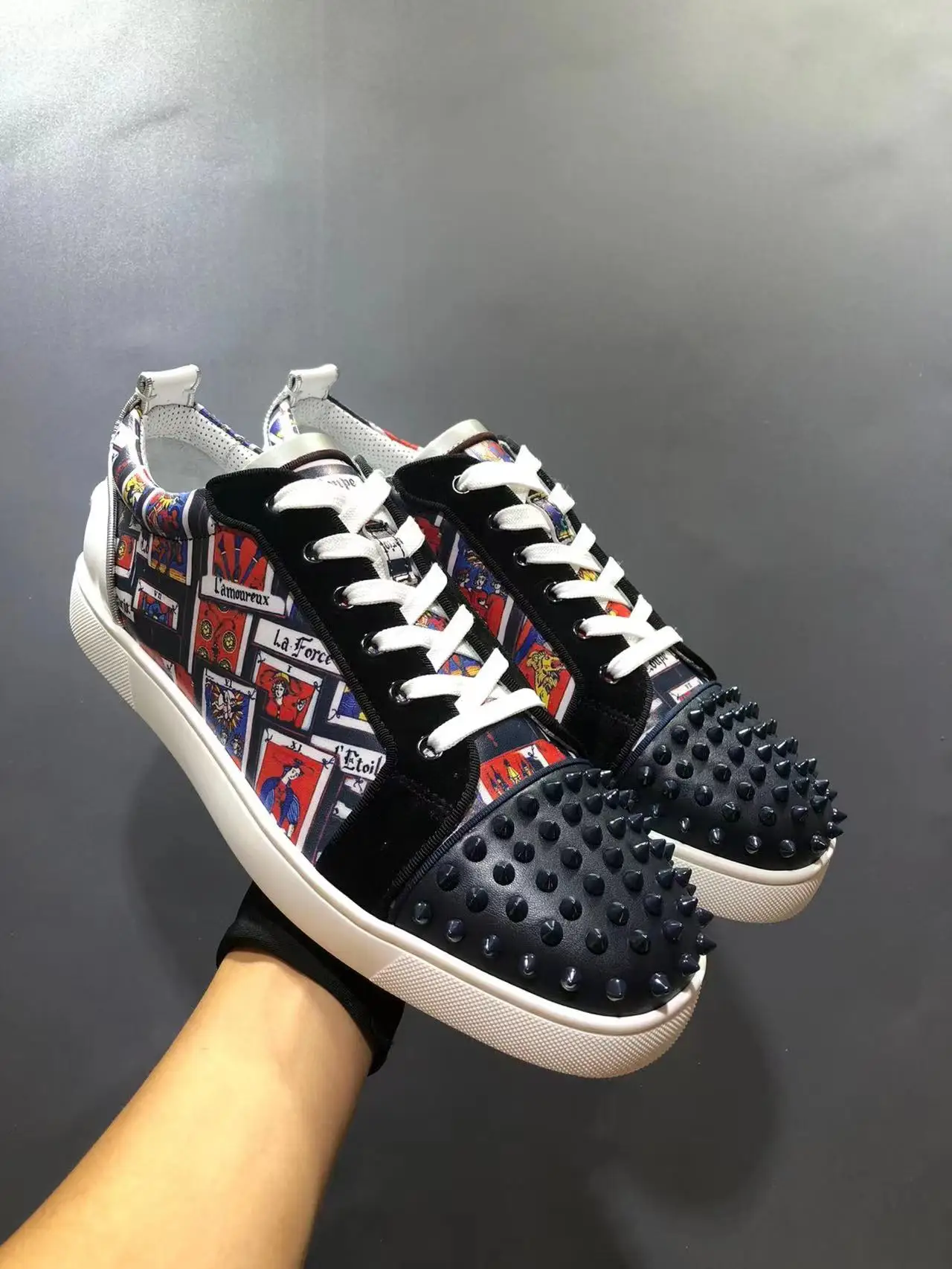 Men's Luxury Low Top Rivet Shoes