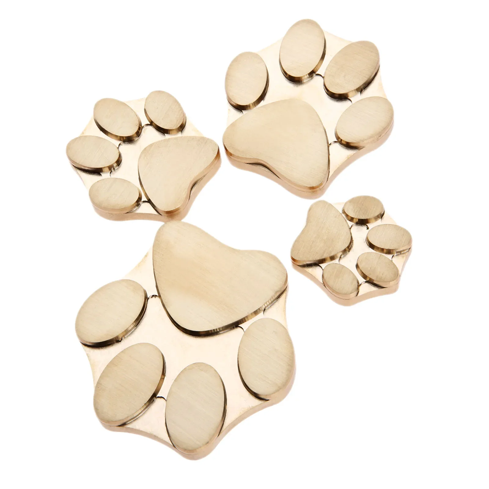 1pc Paw Shape Brass Stamp Mold Bear Claw Making Leather Seal Wood Stamp Craving Branding Heating Embosser 2/4/5/6cm Tool