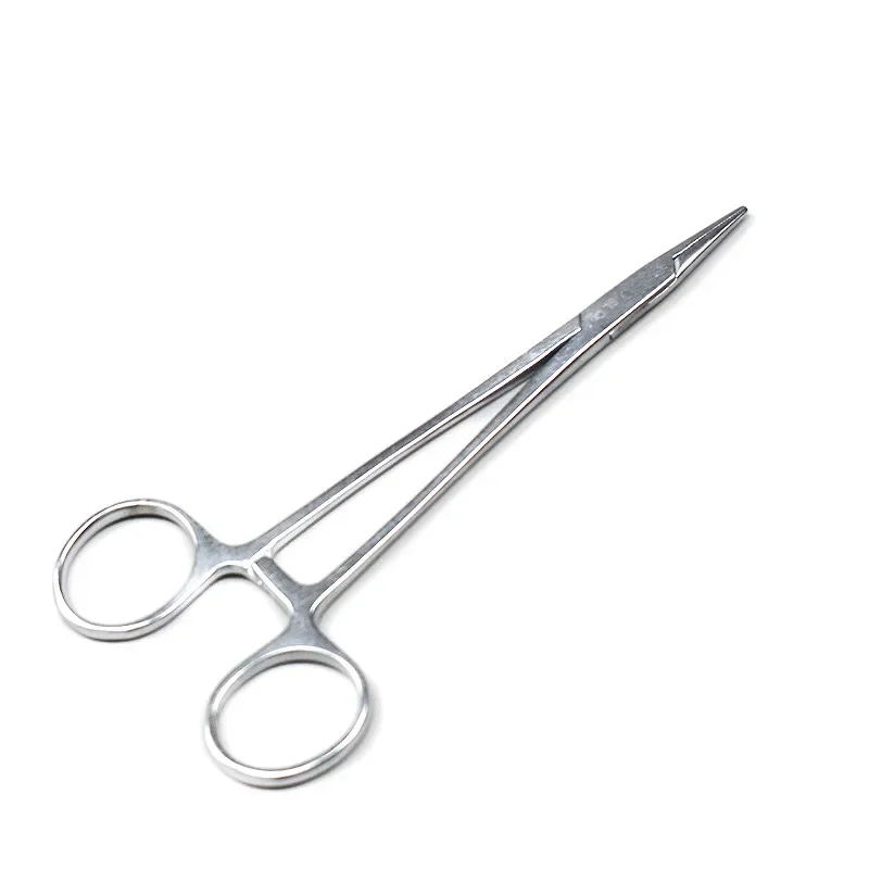Needle Clamp Holder Stainless Steel Medical Stitching Forceps Surgical Pliers For Holding Suture Needle 18cm