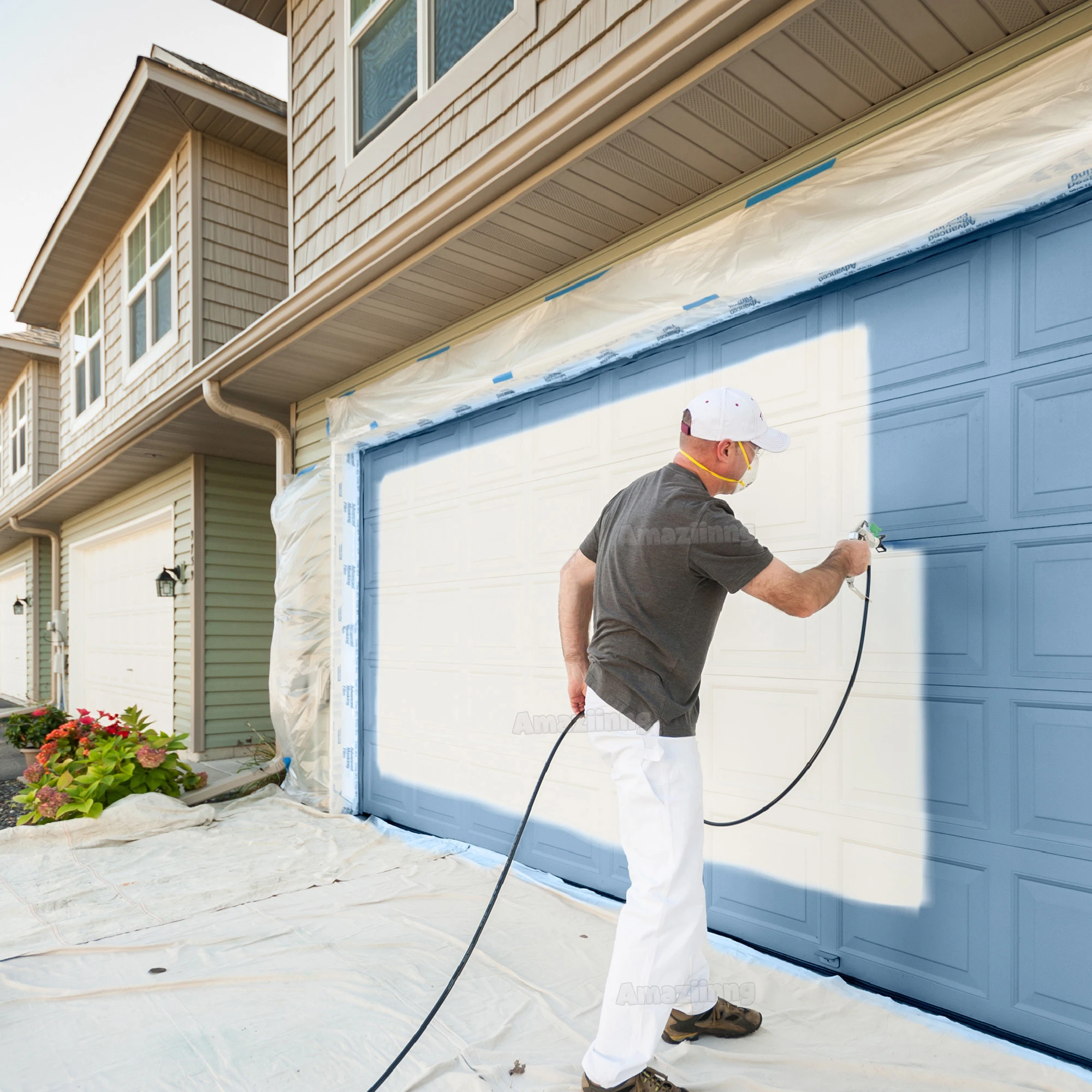 Enhanced Low Pressure Airless Paint Spray Nozzle with Guard