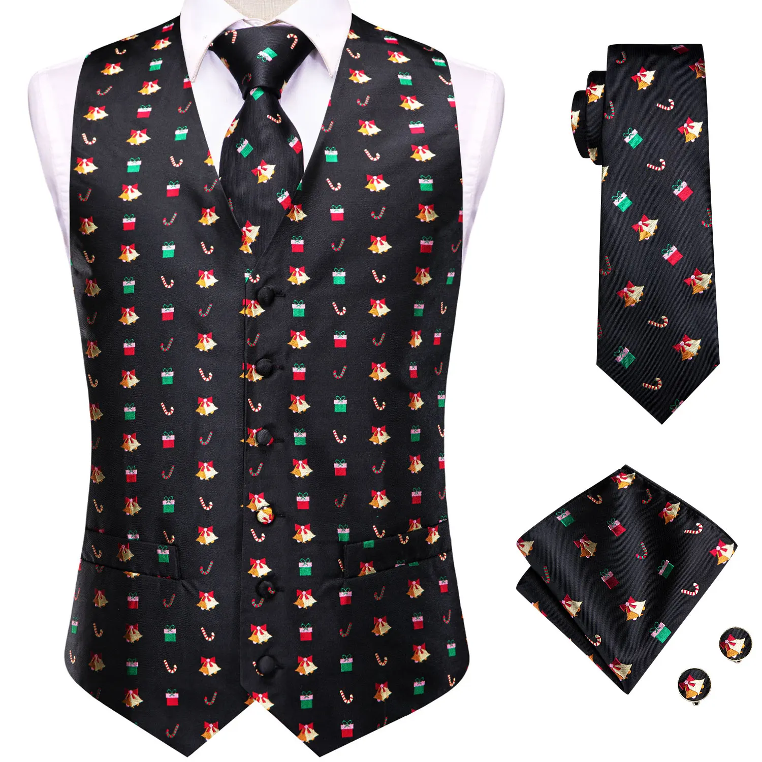 Рисунок 2 - Деловая черная шелковая мужская