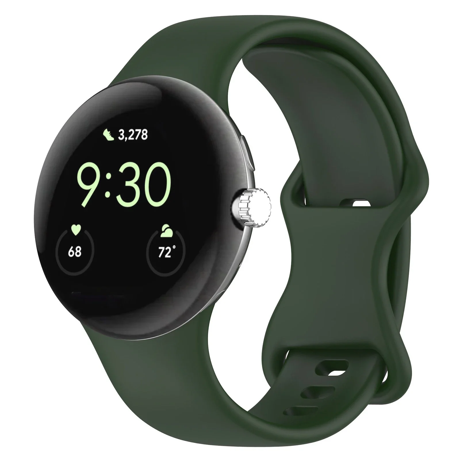 Premium Silicone Sports Strap for Google Pixel Watch – Elegant Wristband Accessory