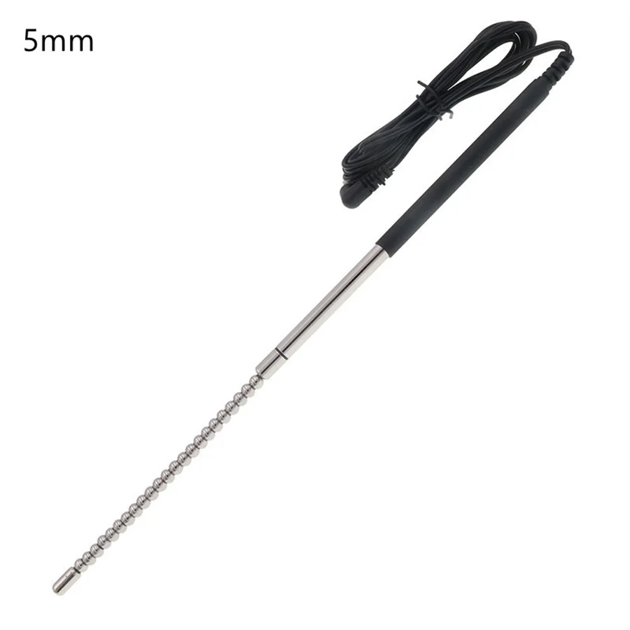 Electro Shock Urethral Catheter Sound Dilator Penis Plug Two-electrode Urethral Plug Horse Eye Stick Male Masturbator Sex Toys