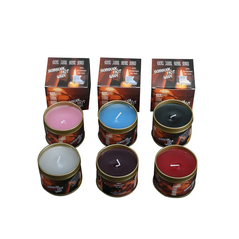 Tinplate low temperature candle low temperature beauty candle cylindrical husband and wife adult fun