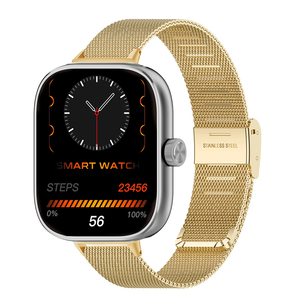 Stainless Steel Metal Bracelet Watchband - Premium Replaceable Business Strap