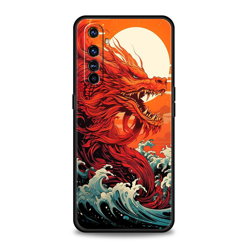 Dazzling Dragon Soft TPU Phone Case Cover