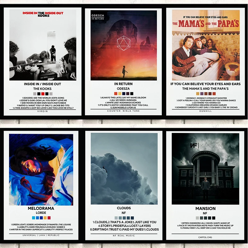 Summer Walker Metro Boomin Yeat Nf Hot Music Album Poster Canvas Painting Print Wall Art Pictures For Living Room Home Decor