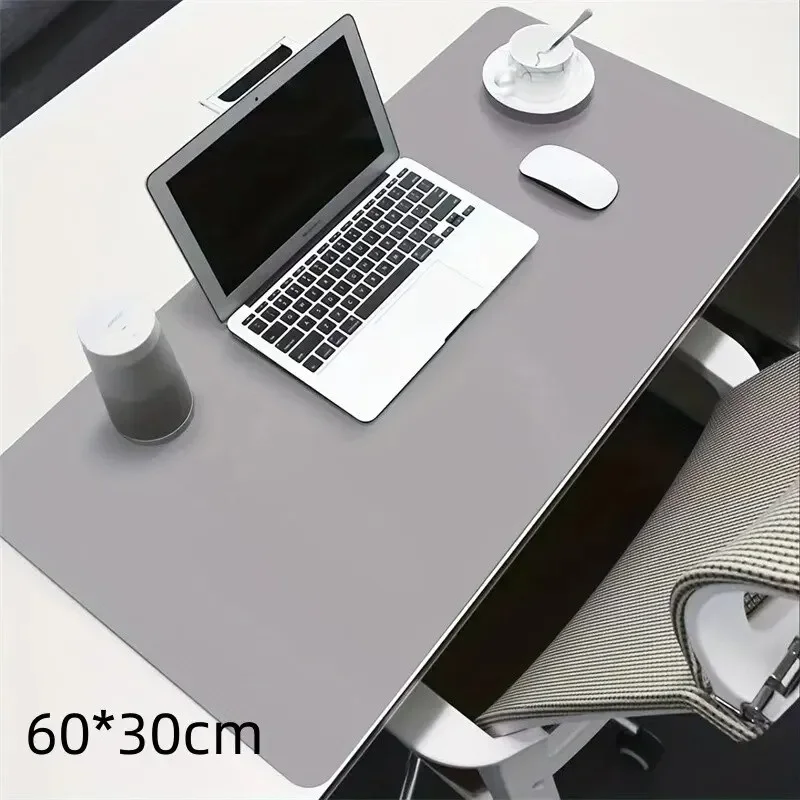 1 Pcs Large Size 60*30mm Office Desk Protector Mat PU Leather Waterproof Mouse Pad Desktop Keyboard Desk Pad Gaming Mousepad 5