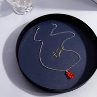 Collier GUNIBear Couleurs Bonbons pour Femmes et Bol, Bijoux de Festival, Cadeaux de ix, Mode 5