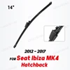 Wiper 14" Rear Wiper Blade For Seat Ibiza Hatchback 2012 2013 2014 2015 2016 2017 MK4 facelift Windshield Windscreen Rear Window 1