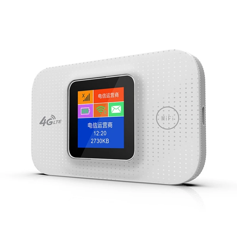 Сим-карта, роутер, цветной ЖК-дисплей, Lte, Wi-Fi модем MIFI, встроенный  аккумулятор | AliExpress