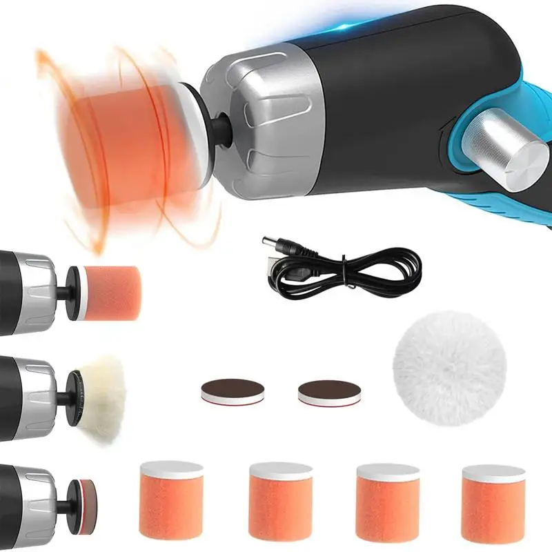 

Car Polishing Machine Variable Speed Cordless Car Polisher Easy To Use Scratch Repairer For Car Detail Processing And Polishing
