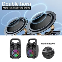 500mAh Bluetooth Speaker Sound box High Power Bluetooth Speakers TF/FM/USB/TWS/BT Handheld Sound Subwoofers For Dancing - Image 4