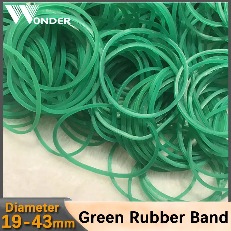 

50-200Pcs Green Rubber Bands Strong Elastic Band Office for School Industrial Supply Stationery Holder Packing Supplies