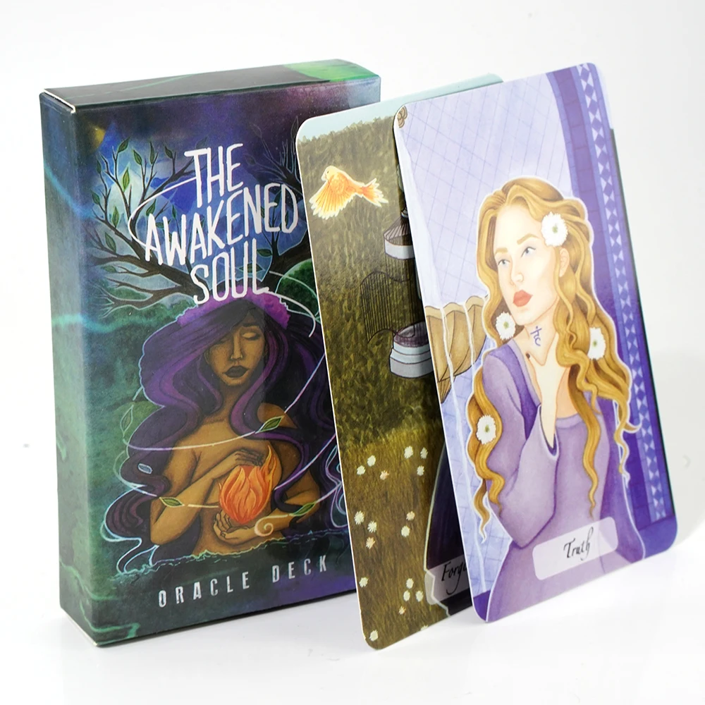 Awakened Soul Oracle Card Deck Witch Oracle Deck Divination Tools Card Game Witchy Beginner Fortune Telling Game 4