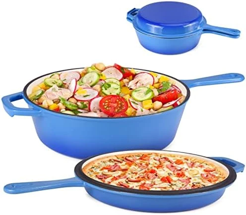 Chef's Classic™ Enameled 2-in-1 Cast Iron Multipurpose Set