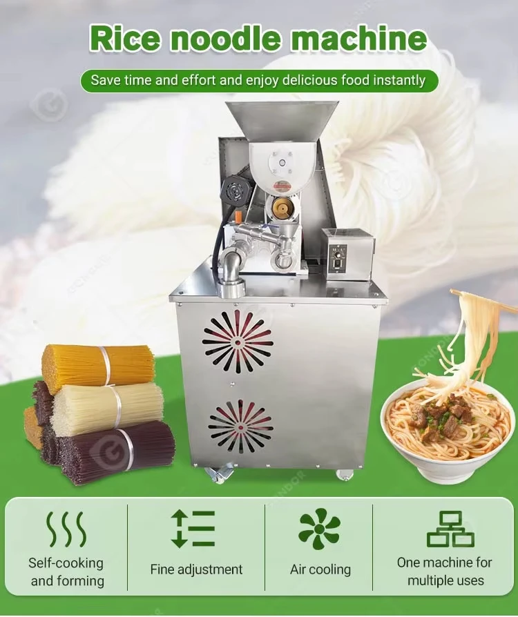 Description Picture 6 of itemAutomatic New Model Rice Noodle Machine - Buckwheat Corn Rice, Commercial Grain Noodle Making Processor