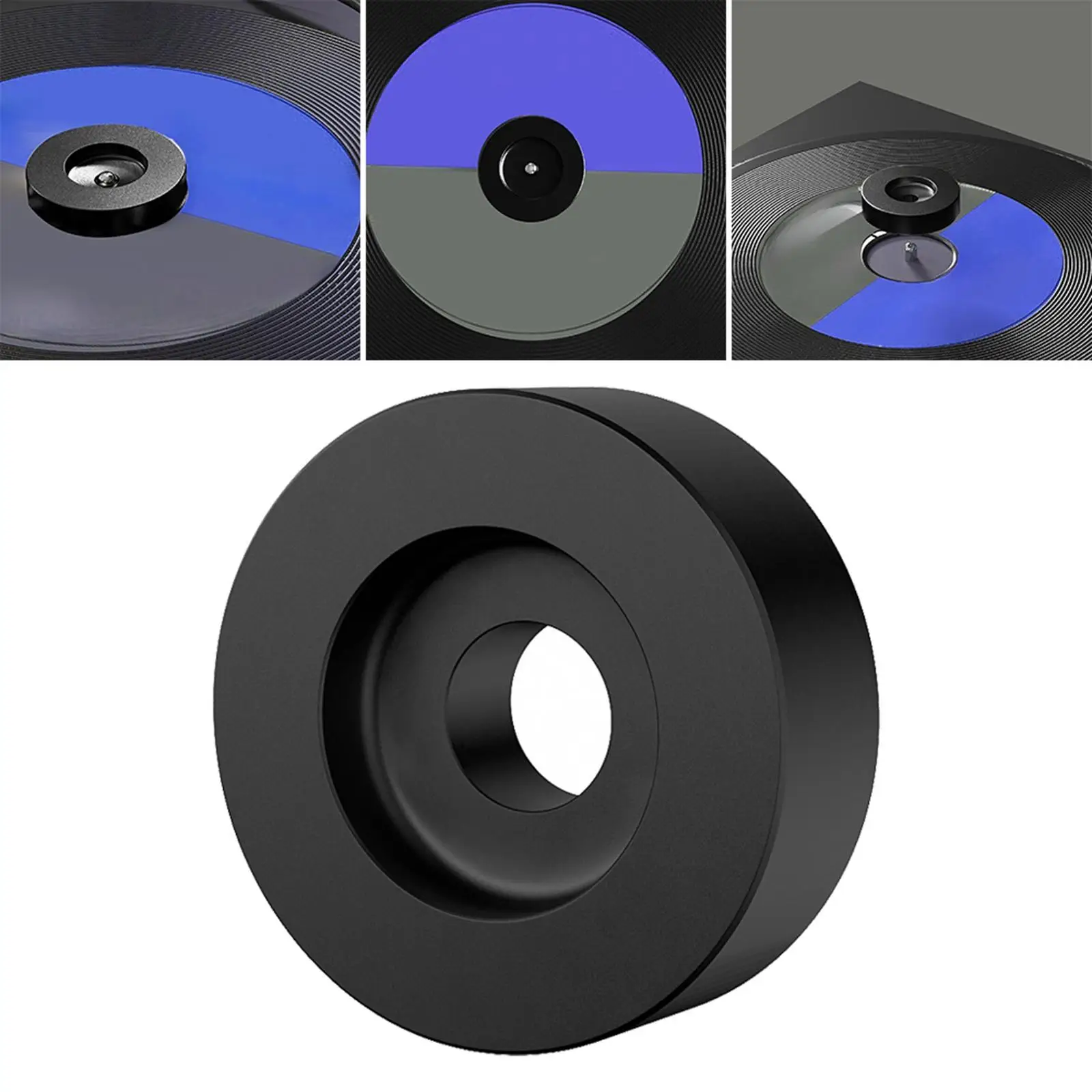 Turntable Adapter for 7 inch Vinyl Record Players 7" Sound Record Stabilizer