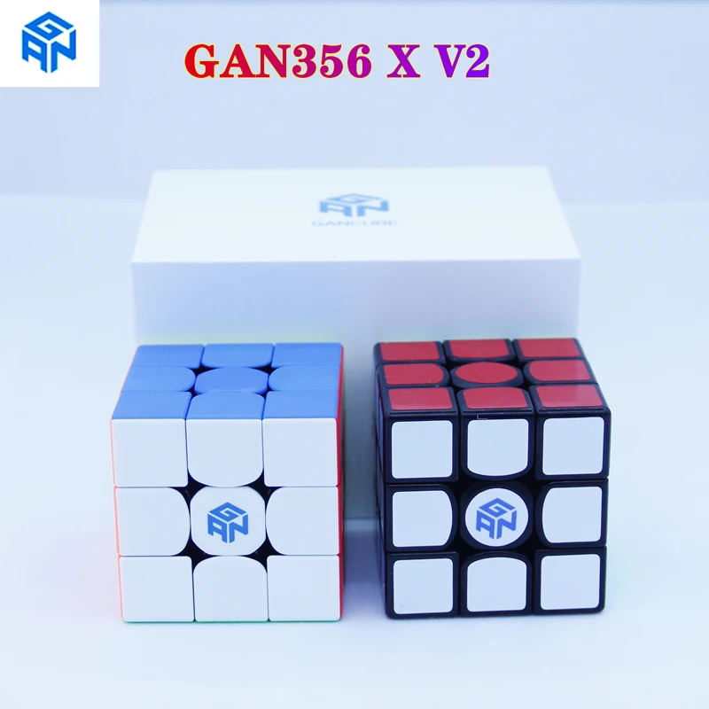 

GAN356X V2 3x3x3 Magnetic Magic Cube gan356 X V2 3x3 Professional Speed Magic Cubo GAN 356X V2 Puzzle magnet for Education kids