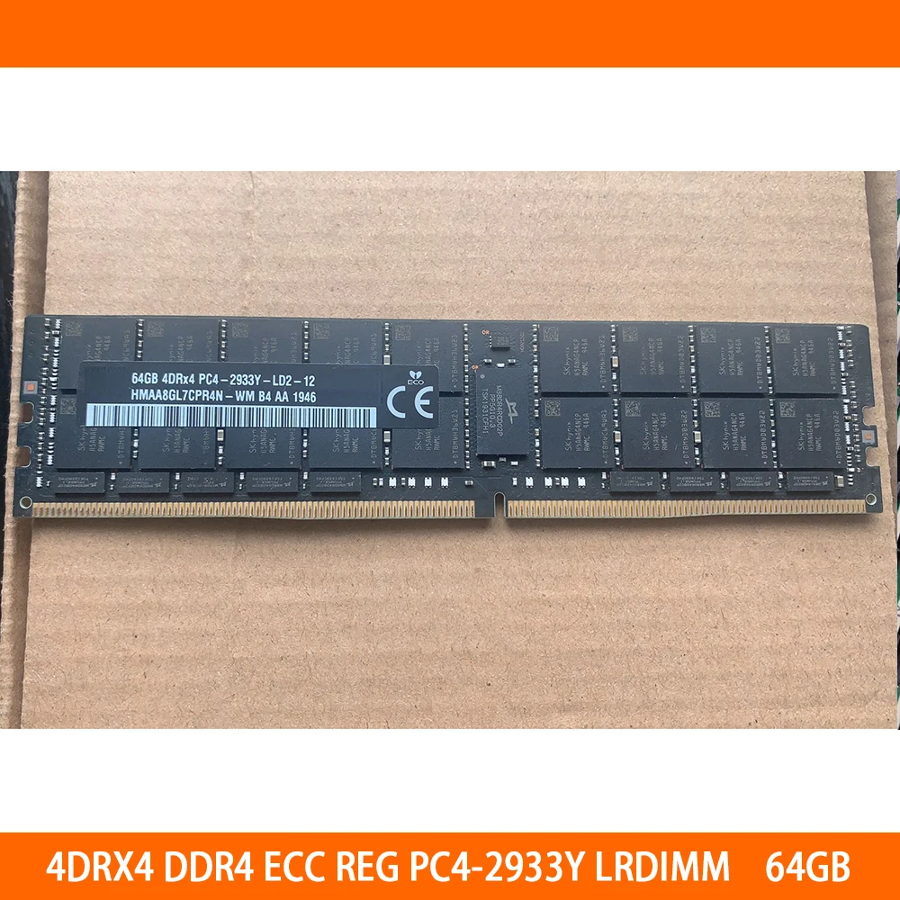

1PCS For SK Hynix RAM 64GB 64G 4DRX4 DDR4 ECC REG PC4-2933Y LRDIMM Memory